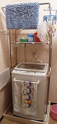 平安伸銅 HC-11ハンガー付き洗濯機棚を組み立てて使った感想